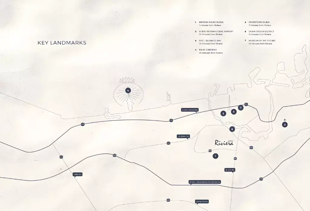 Azizi Riviera 49 masterplan, Meydan