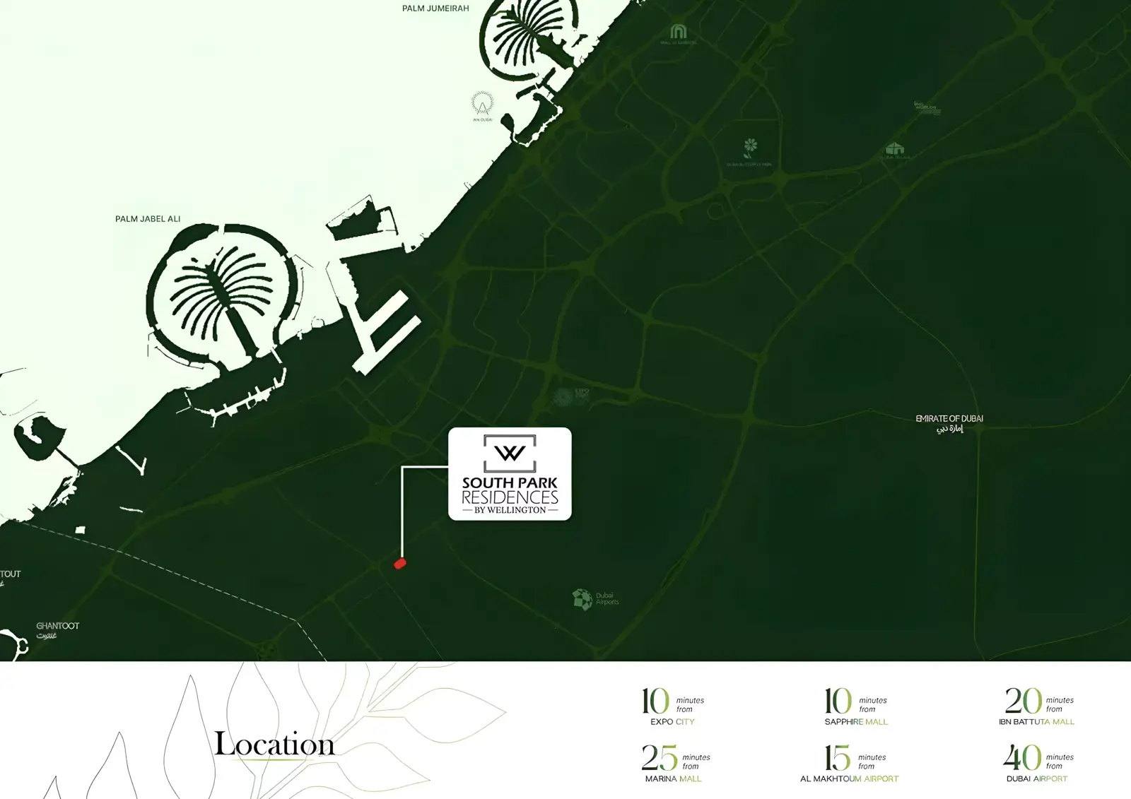 South Park Residences 总体规划, Dubai Industrial City