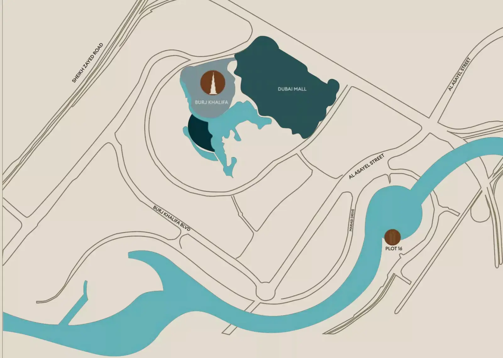 One Sankari masterplan, Business Bay