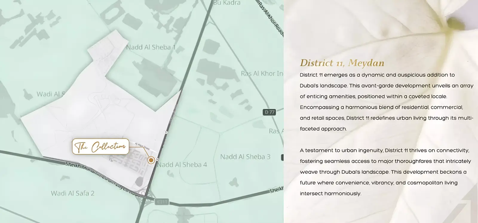 The Collection masterplan, Mohammed Bin Rashid City