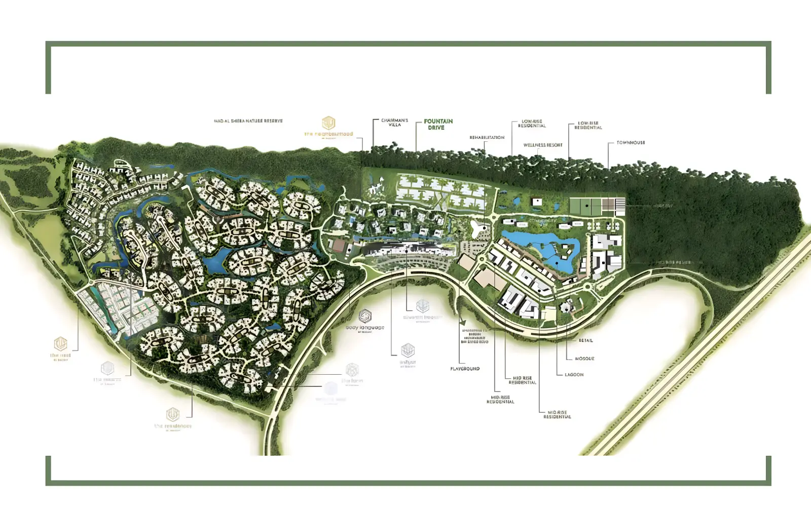 Chorisia 1 Villas masterplan, Al Barari
