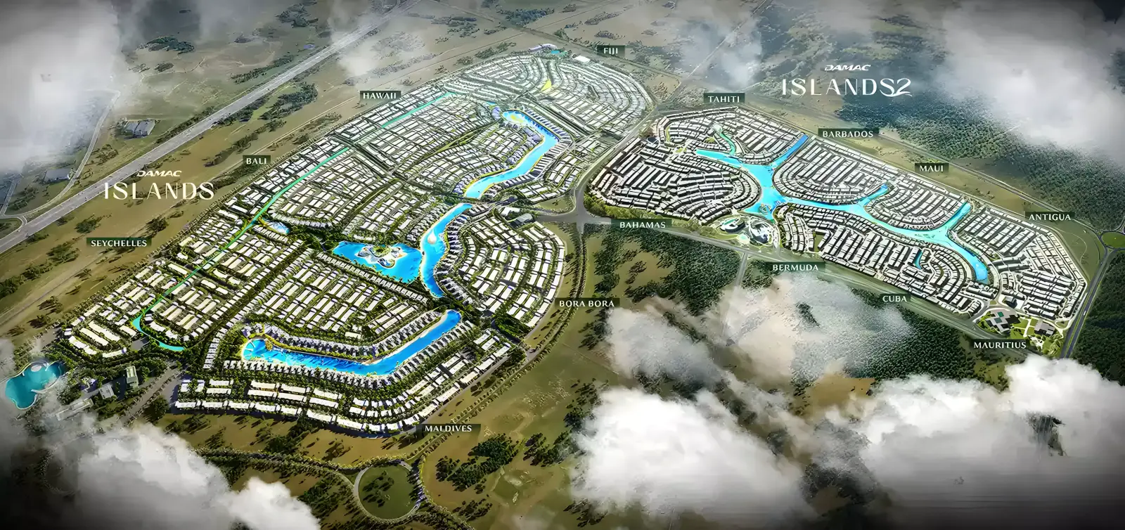 Masterplan Antigua, Damac Islands 2