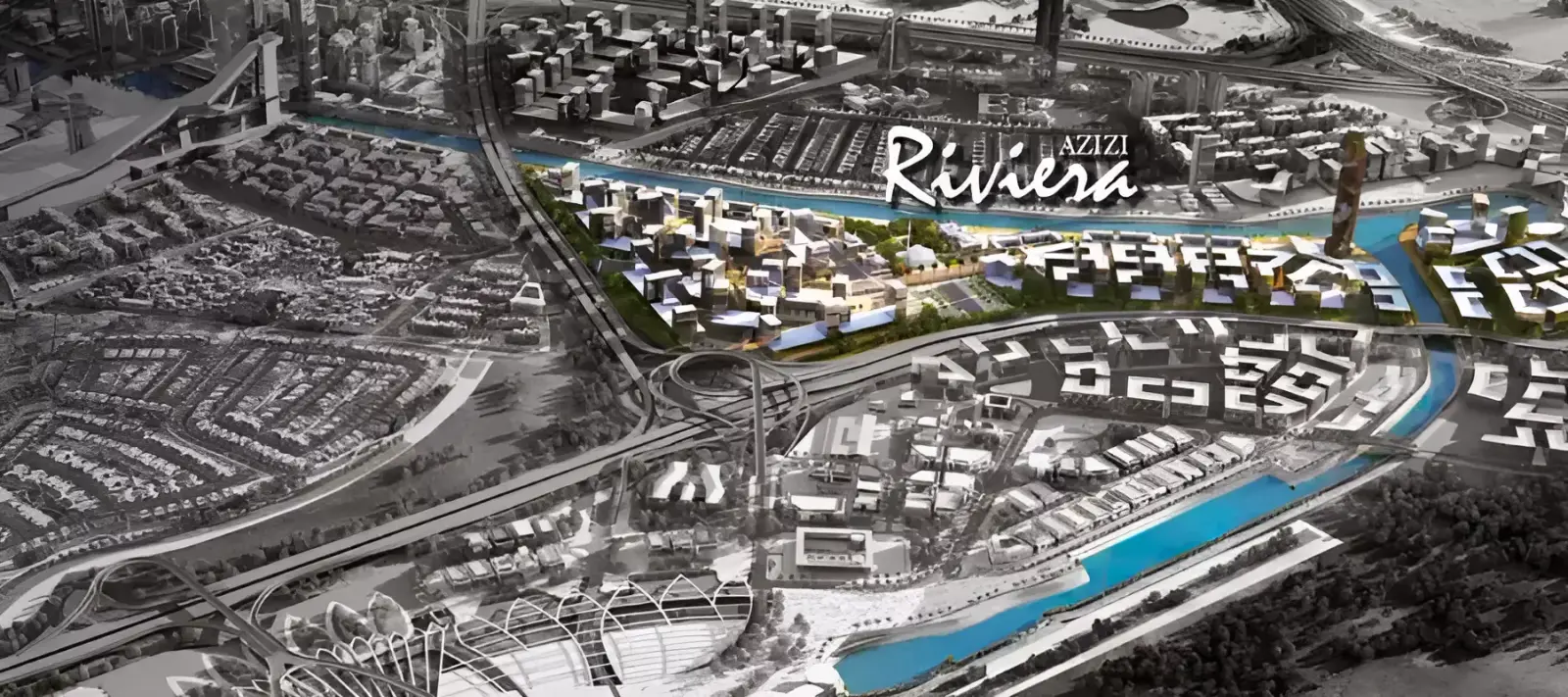 Azizi Riviera 9 masterplan, Meydan