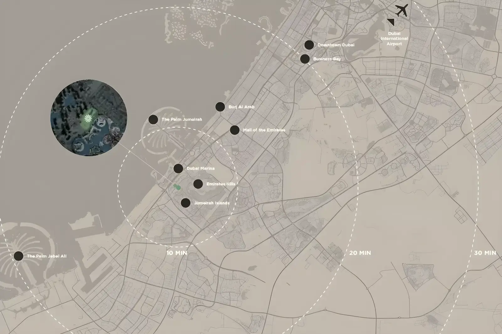 Eltiera Views masterplan, Jumeirah Islands