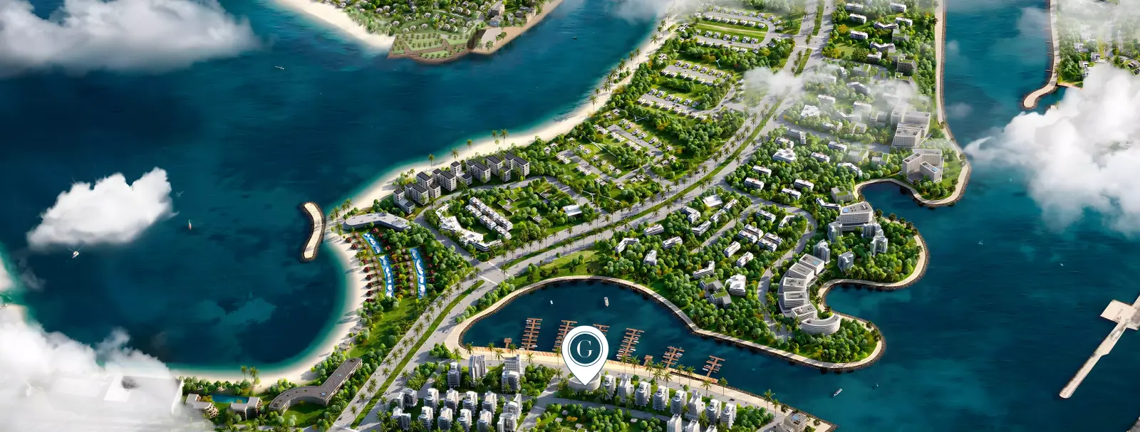 Villa Del Garda masterplan, Dubai Islands
