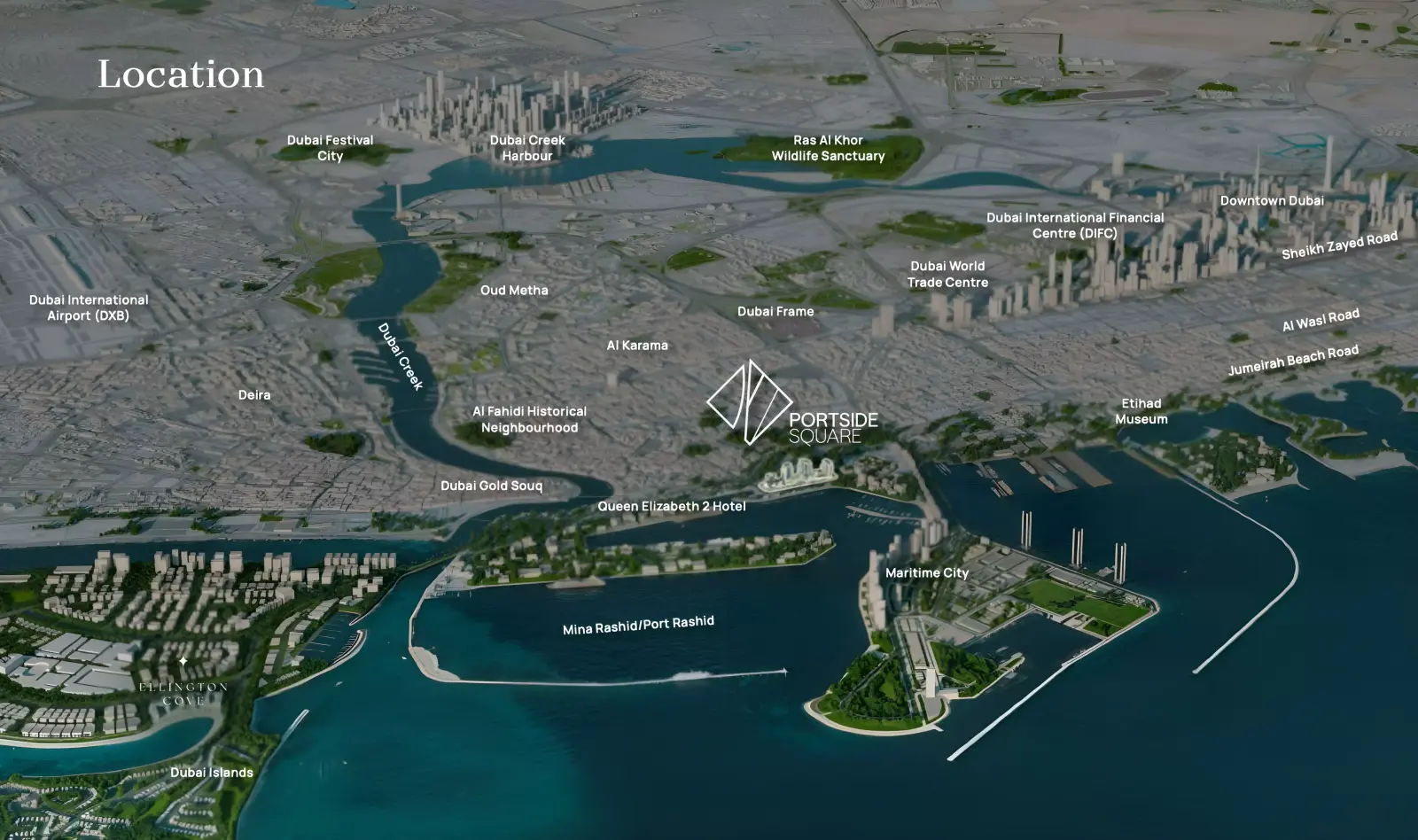 Portside Square masterplan, Bur Dubai