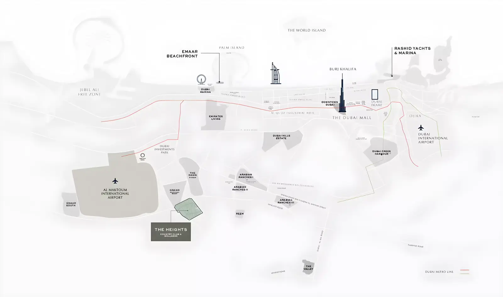 Serro 2 at The Heights masterplan, The Heights Country Club & Wellness