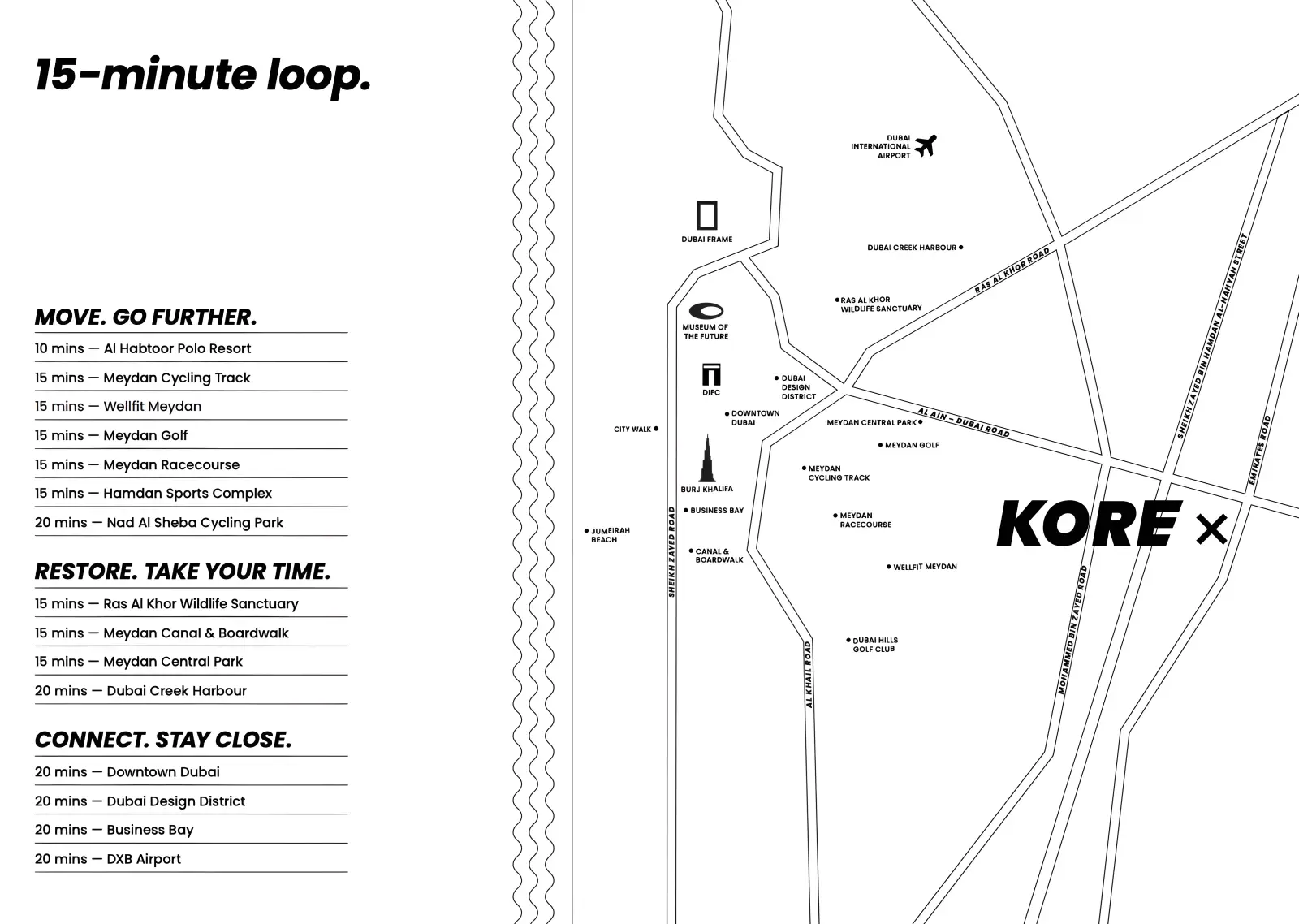 Kore masterplan, Dubai Land Residence Complex