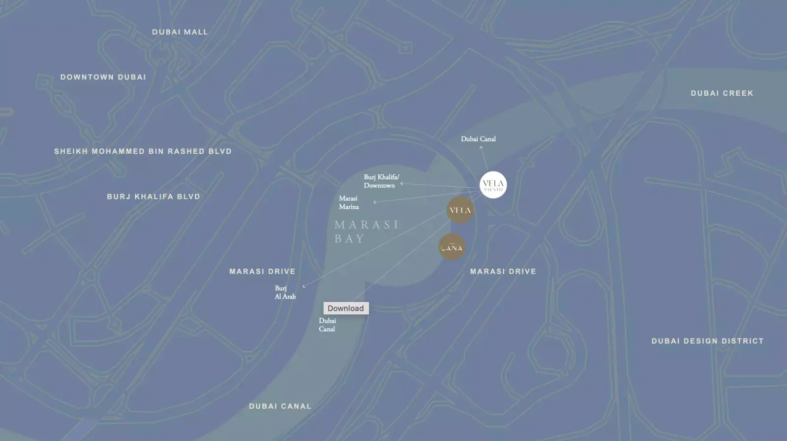 Vela Viento masterplan, Business Bay