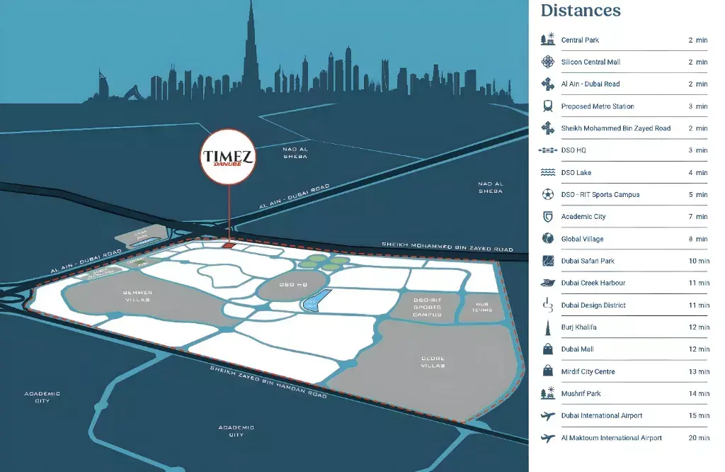 Timez masterplan, Dubai Silicon Oasis