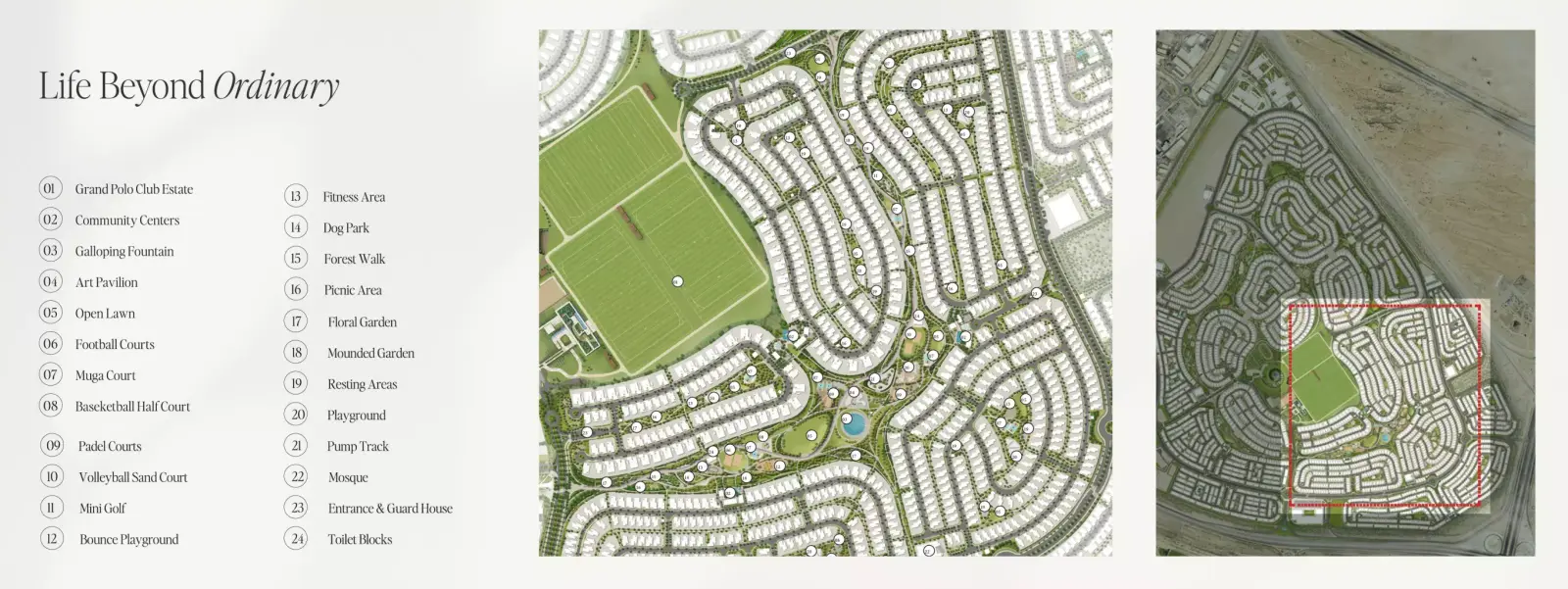 Grand Polo Club and Resort masterplan, The Grand Polo Club and Resort