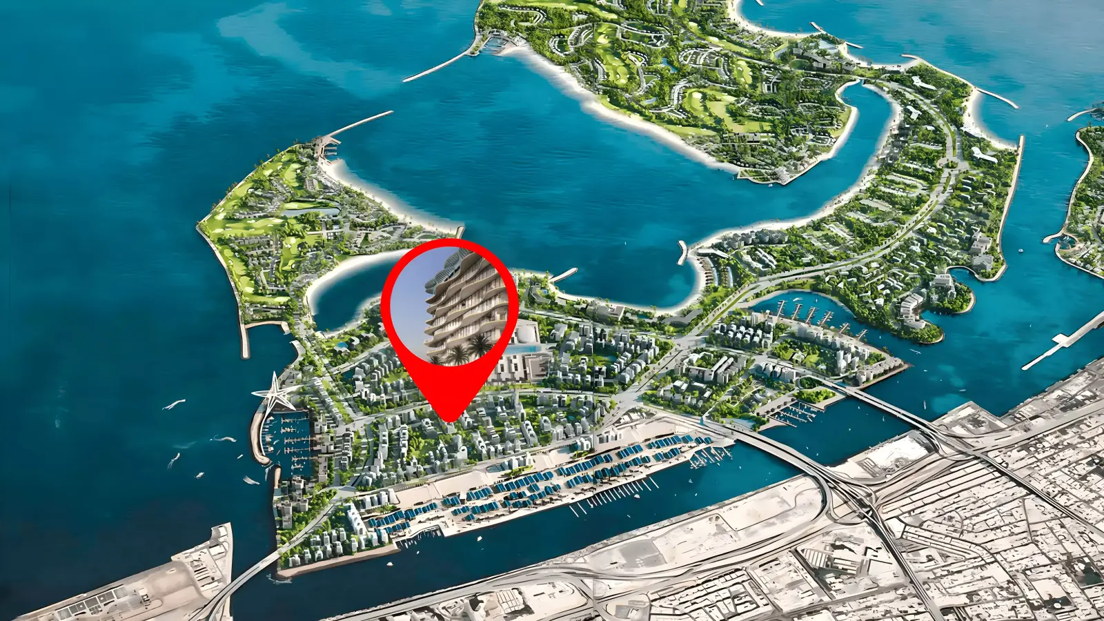 AGUA Residences masterplan, Dubai Islands