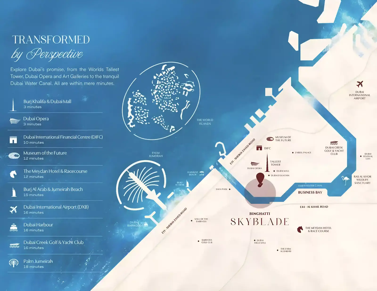 Binghatti Skyblade मास्टरप्लान, Downtown Dubai