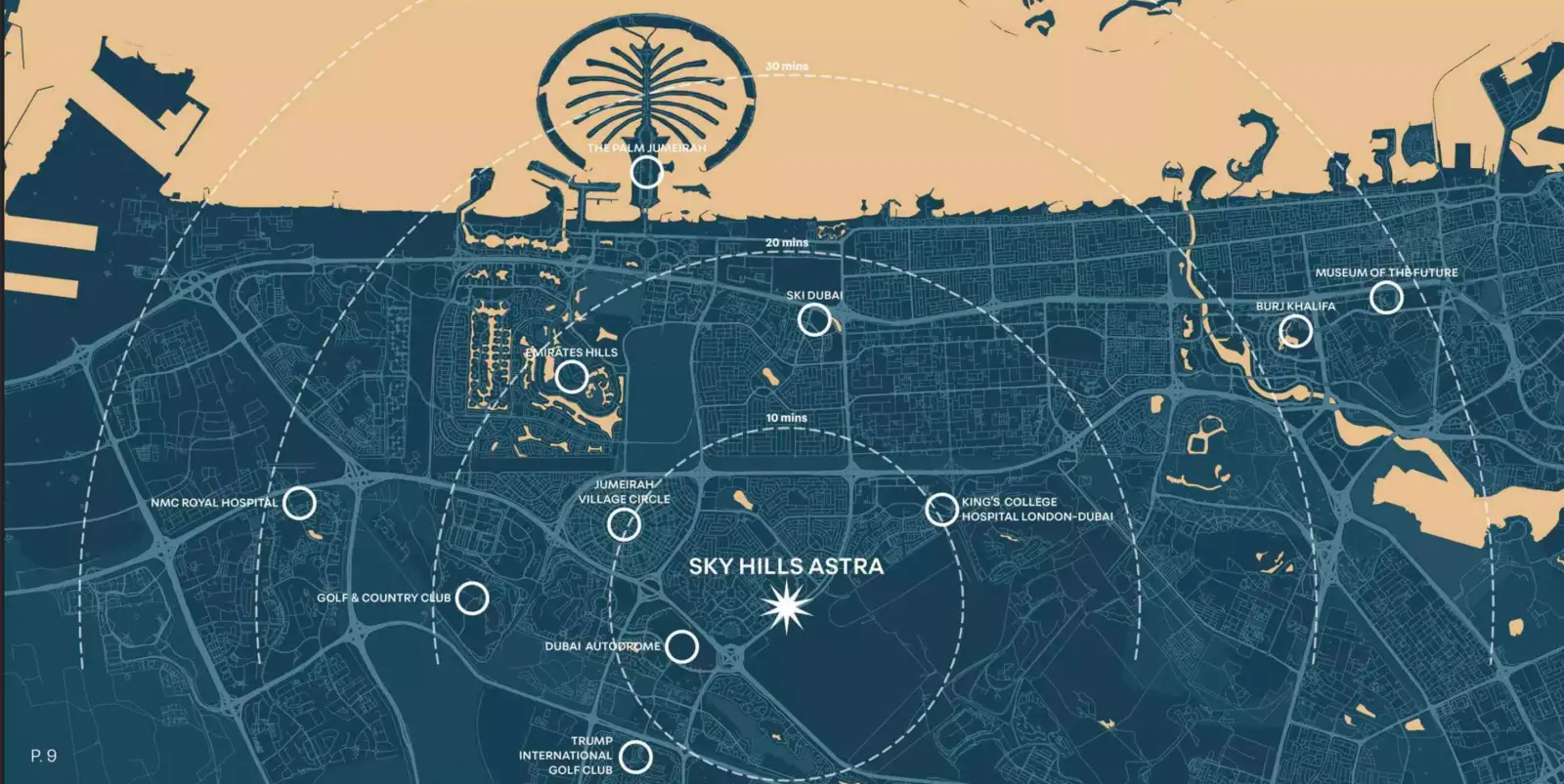 Skyhills Astra masterplan, Dubai Science Park