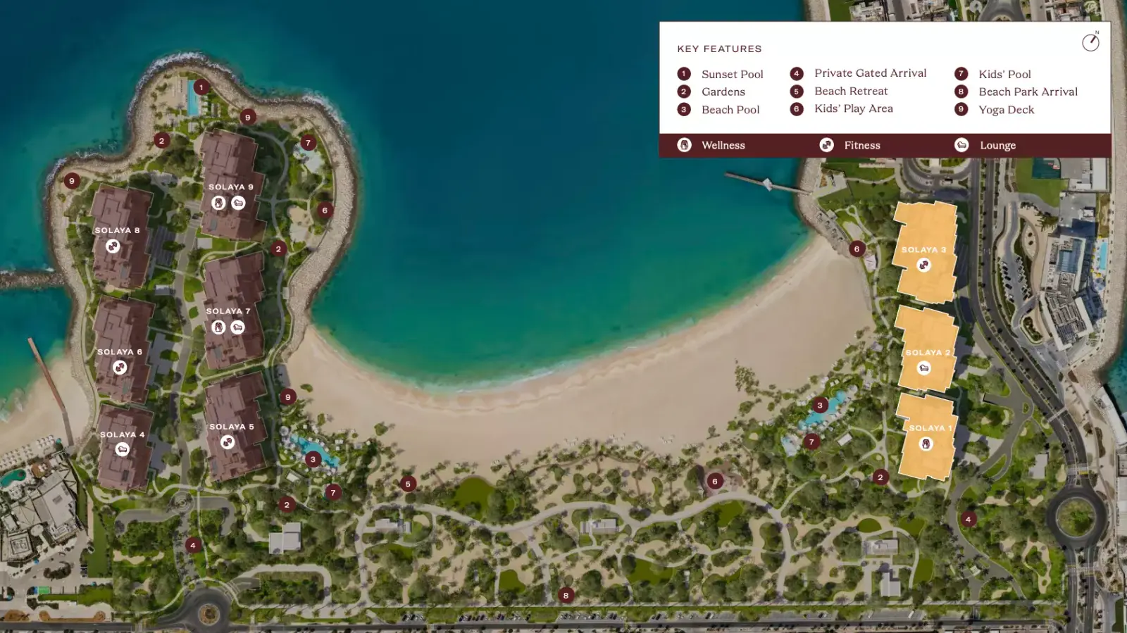 Solaya 5 and 7 masterplan, Jumeirah