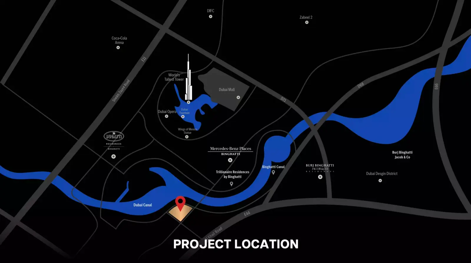 Binghatti Skyrise masterplan, Business Bay