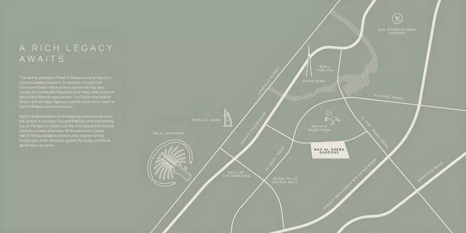 Nad Al Sheba Gardens 12 masterplan, Nad Al Sheba