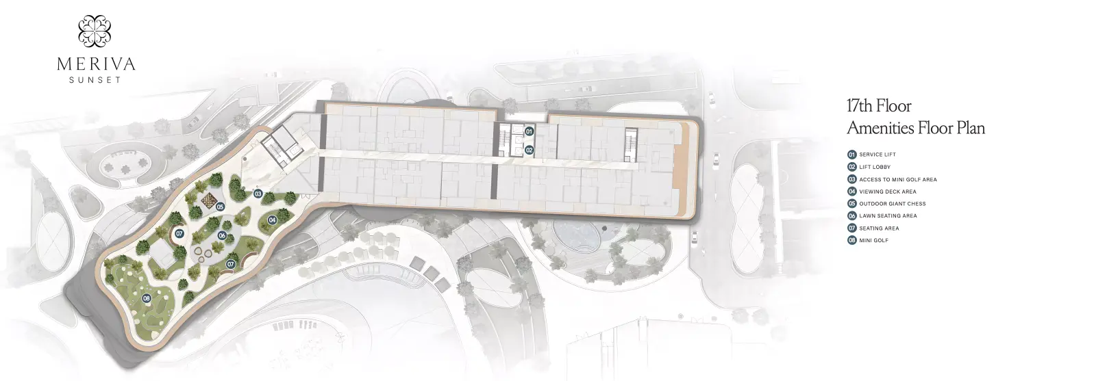 Meriva Sunset masterplan, Dubai Islands