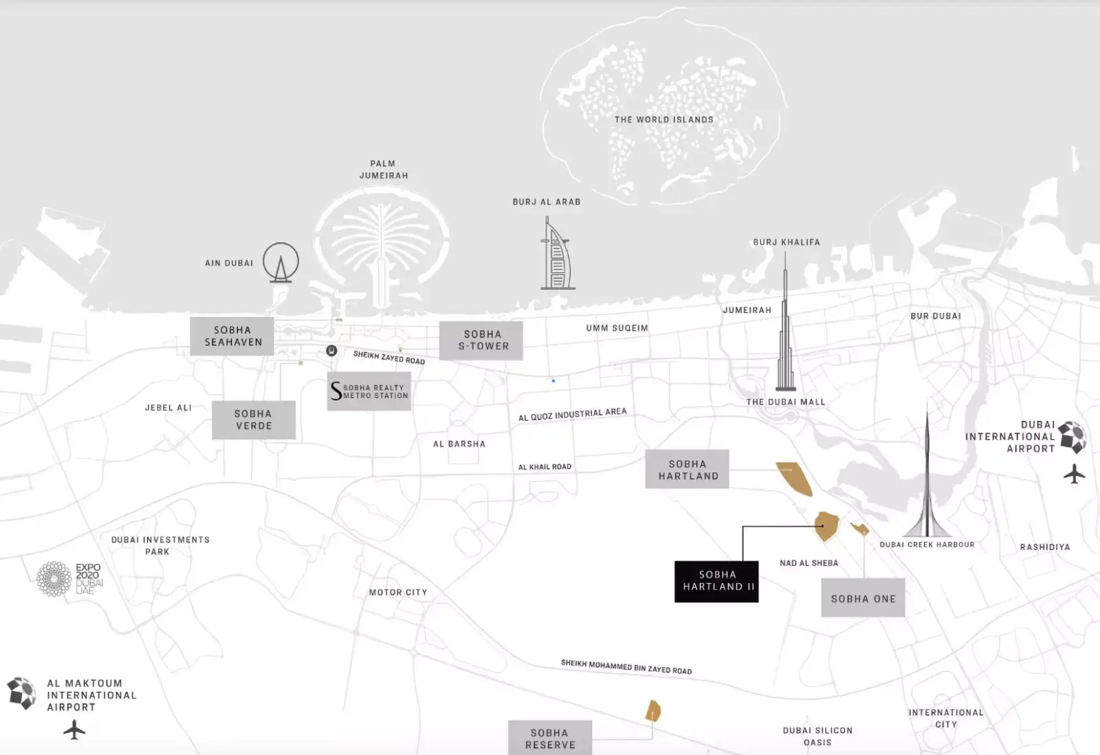 360 Riverside Crescent masterplan, Sobha Hartland 2