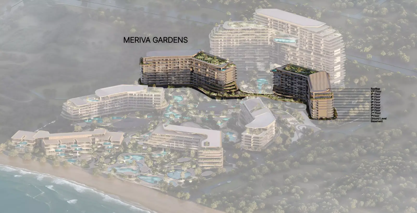 Meriva Gardens masterplan, Dubai Islands