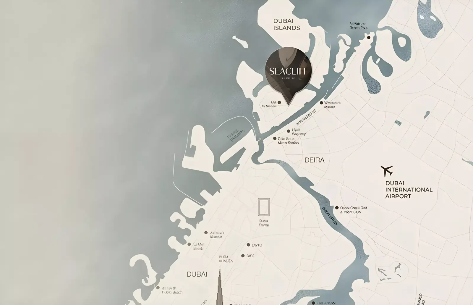 Seacliff masterplan, Dubai Islands