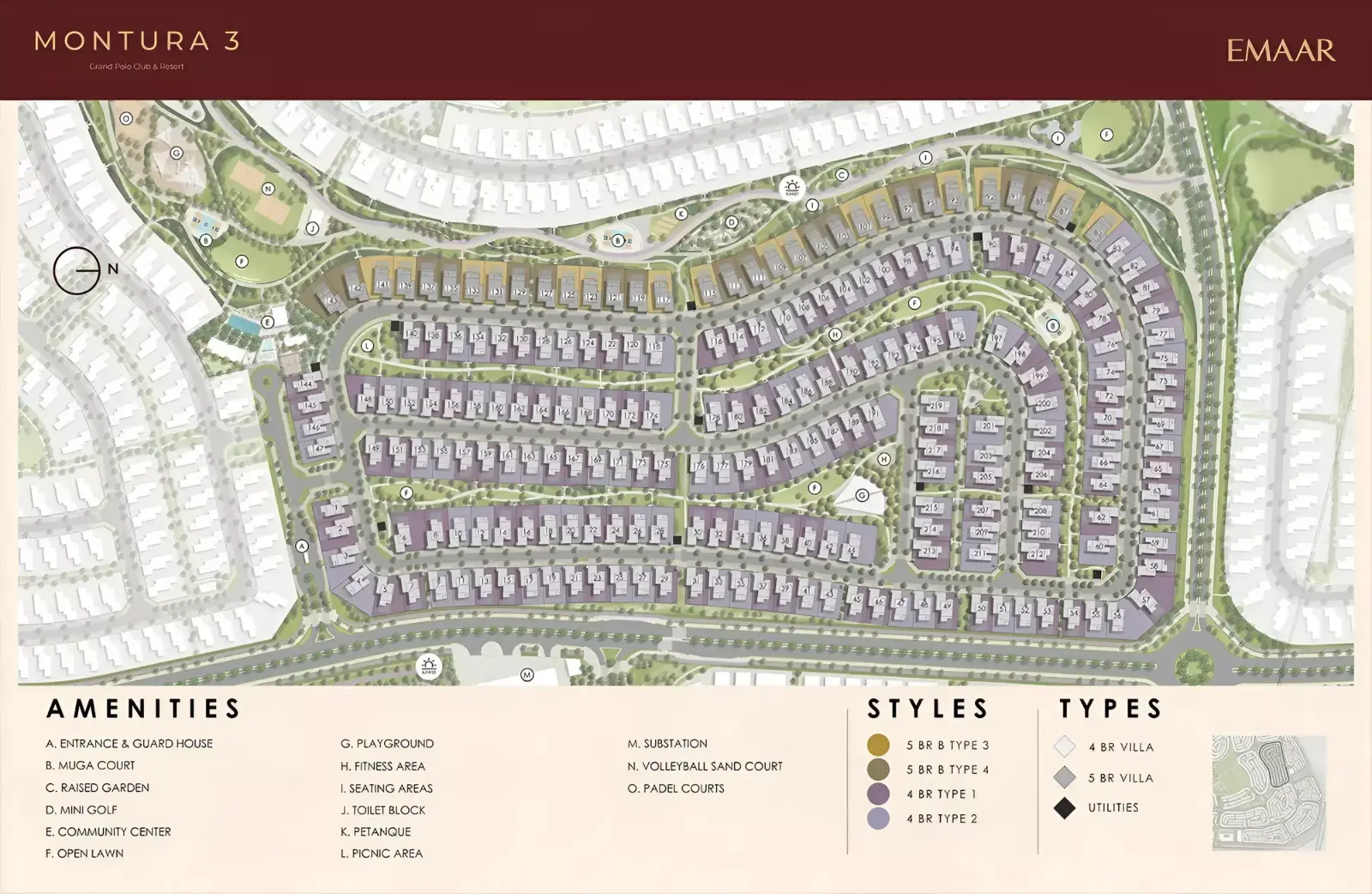 Montura 3 at Grand Polo masterplan, The Grand Polo Club and Resort