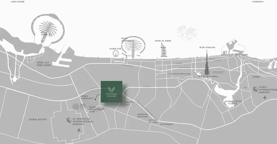 Verdana X masterplan, Dubai Investment Park (DIP)