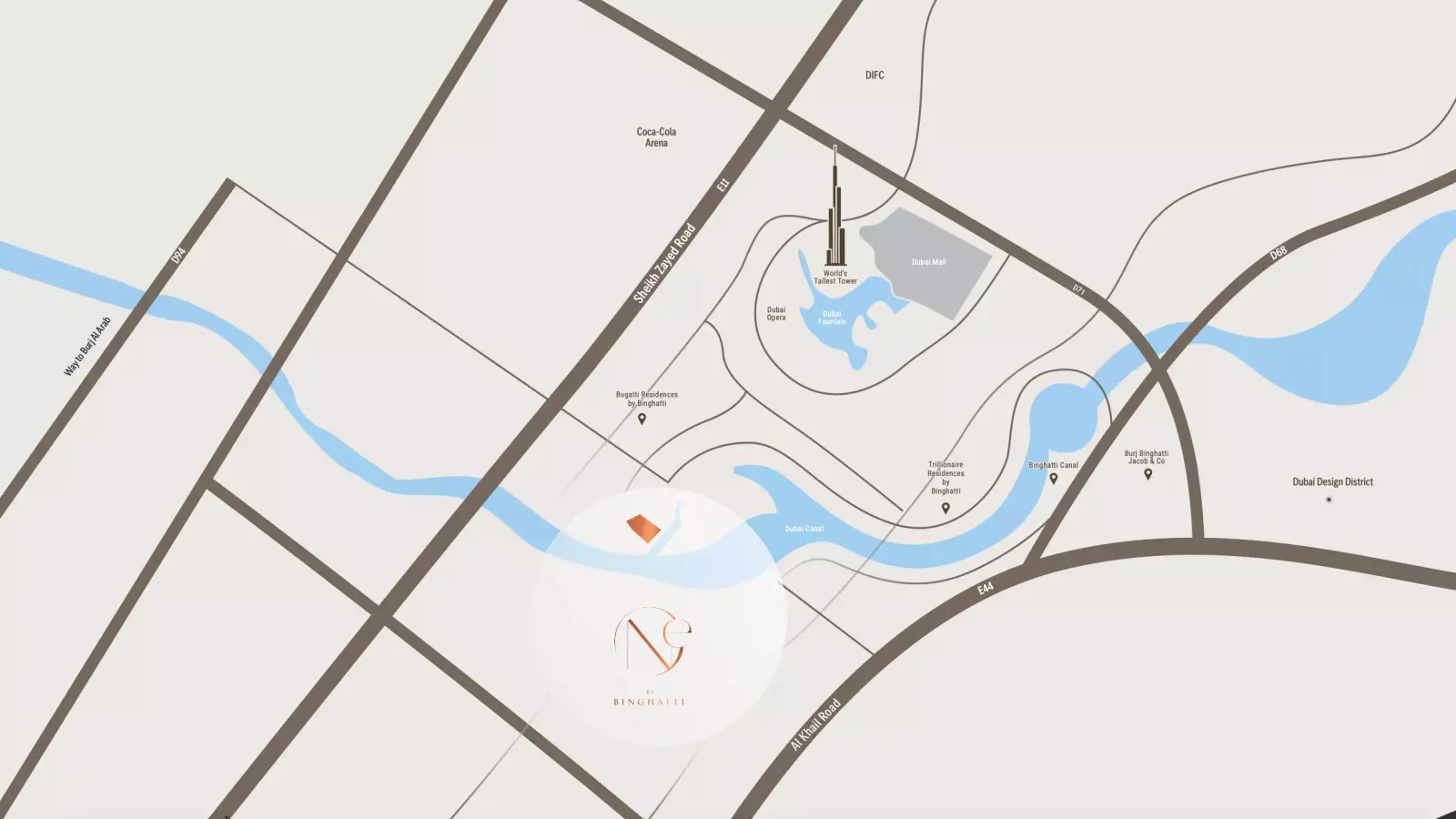 One masterplan, Business Bay
