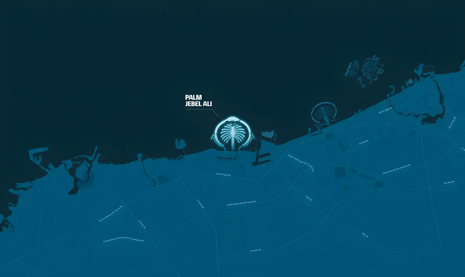 Palm Jebel Ali - The Beach And Coral Collection Frond F masterplan, Palm Jebel Ali