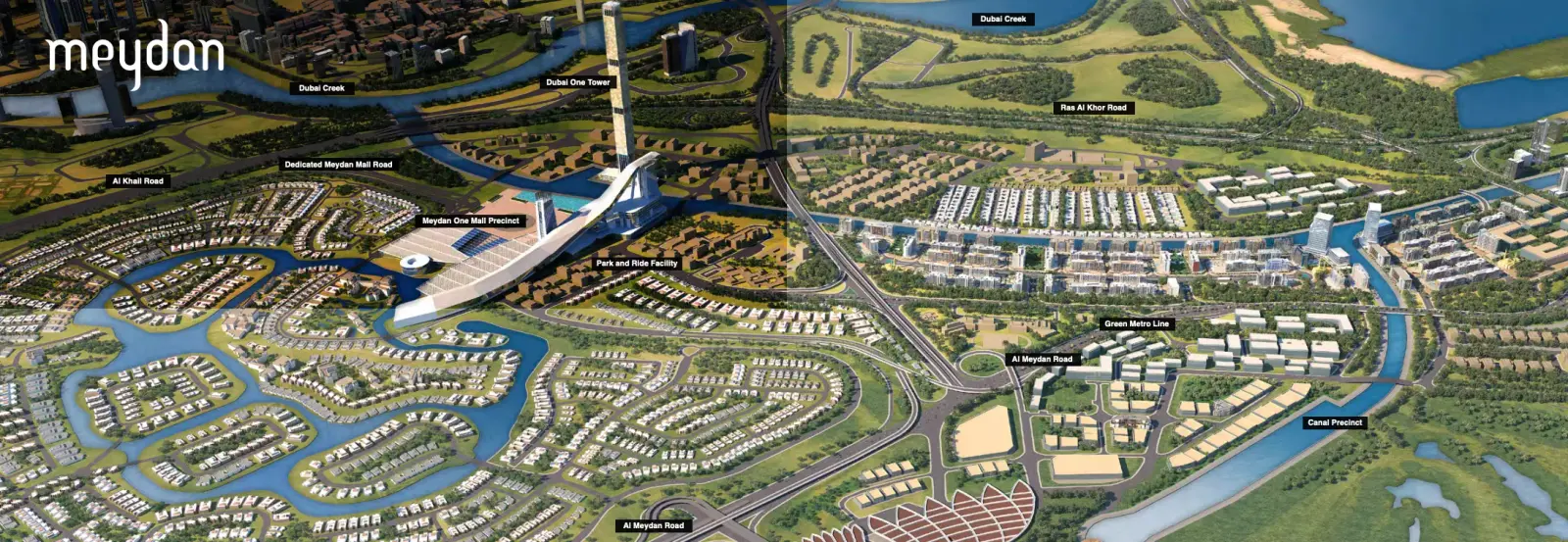 Azizi Riviera 61 masterplan, Meydan
