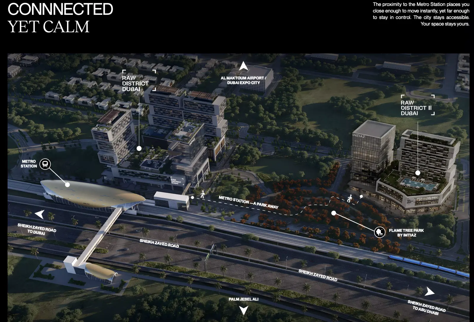 Raw District 2 masterplan, Downtown Jebel Ali