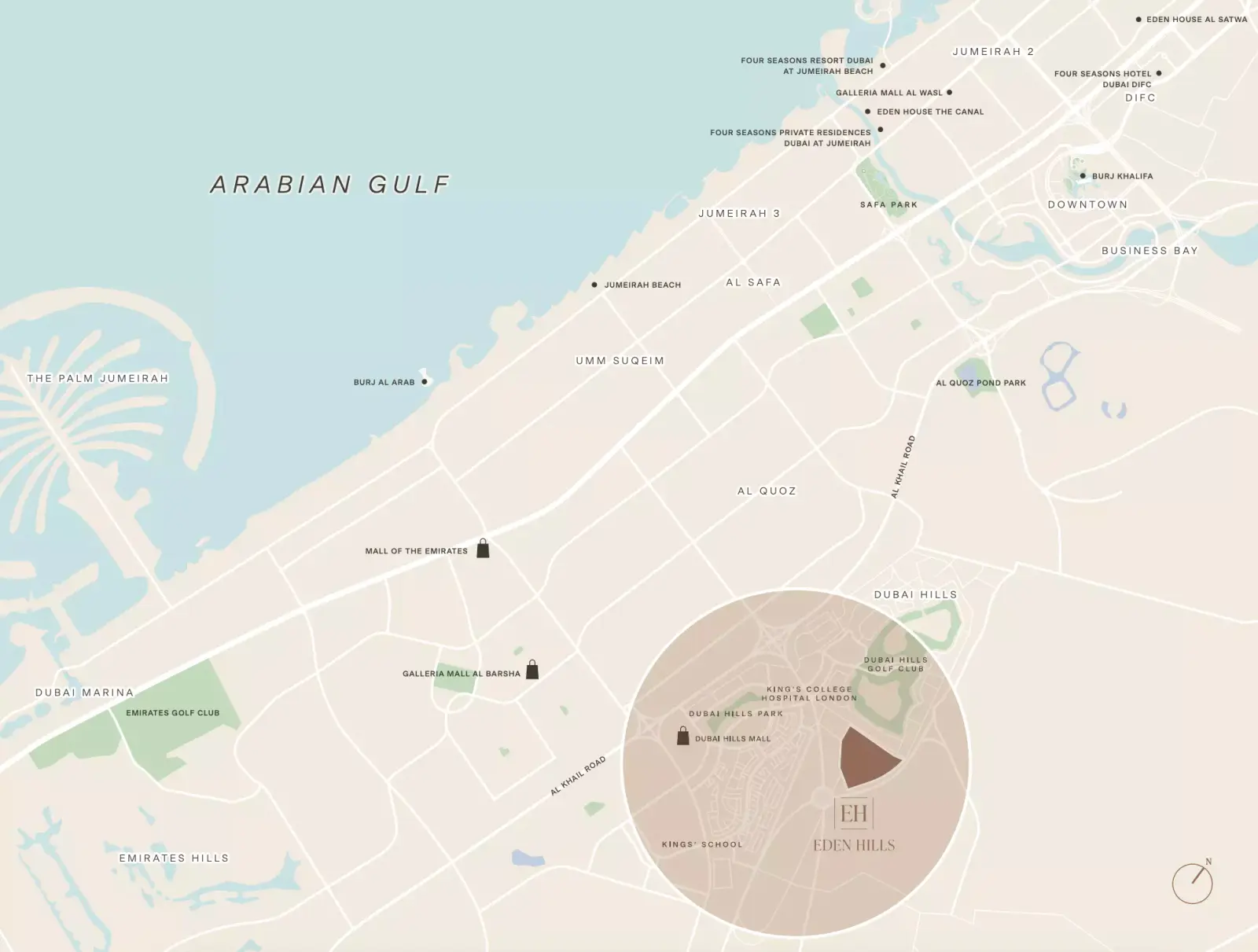 Avra and Aurora 总体规划, Dubai Hills Estate