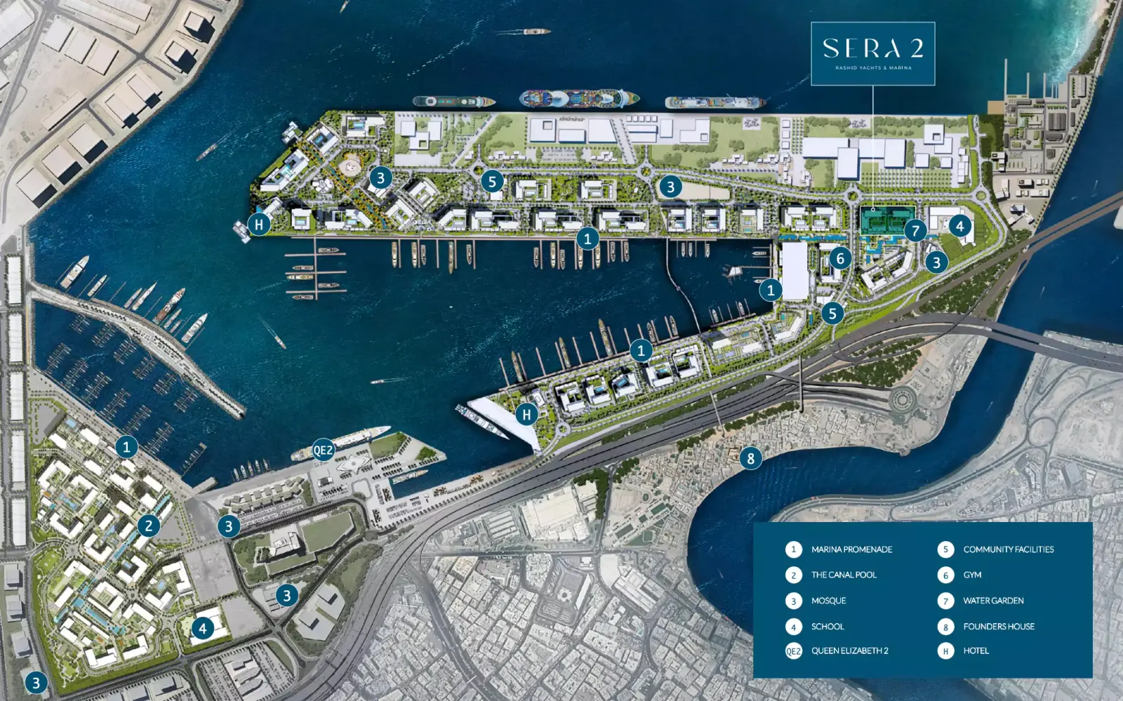 Sera Phase 2 masterplan, Mina Rashid