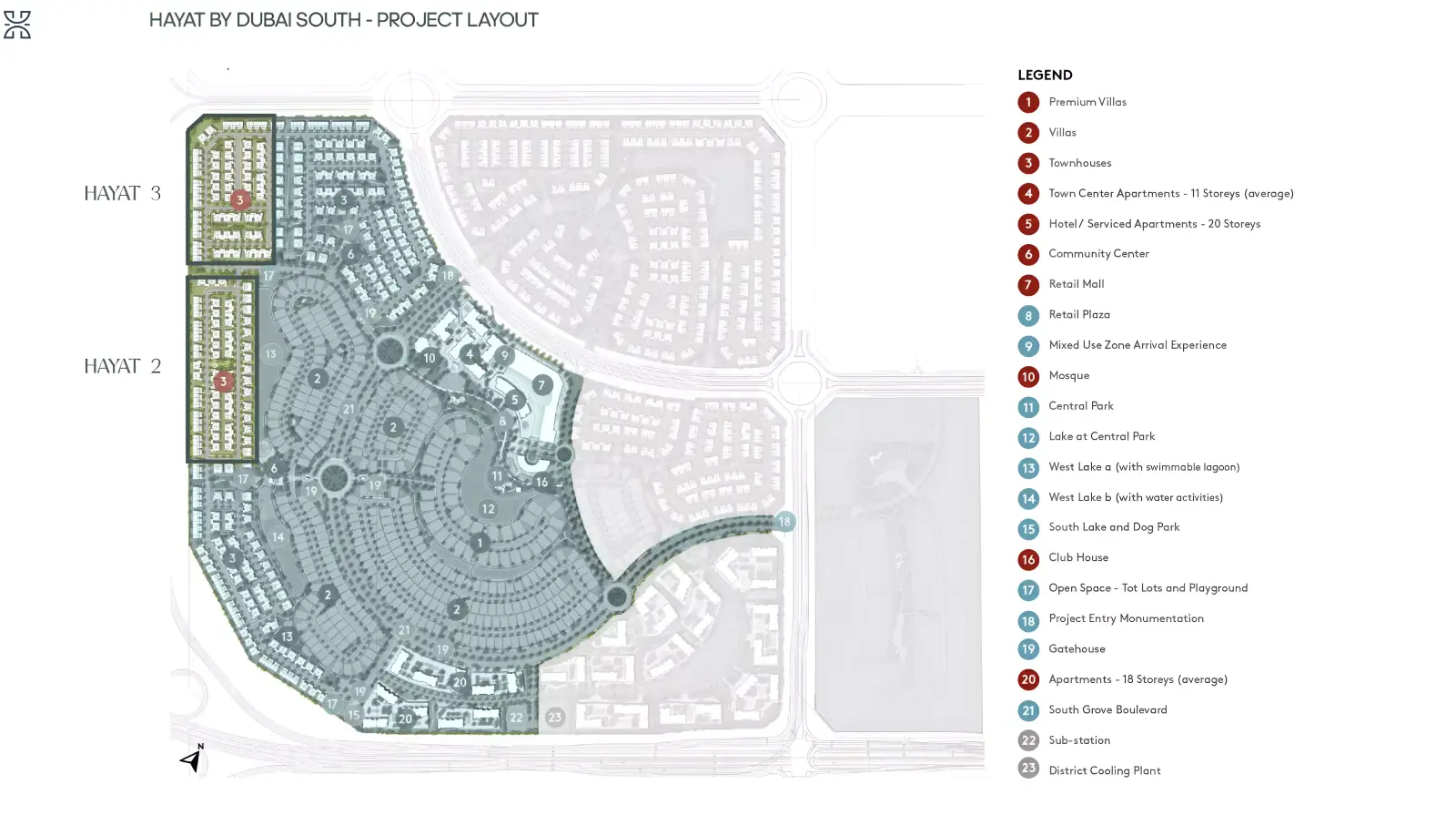 Hayat Phase 3 masterplan, Dubai South (Dubai World Central)