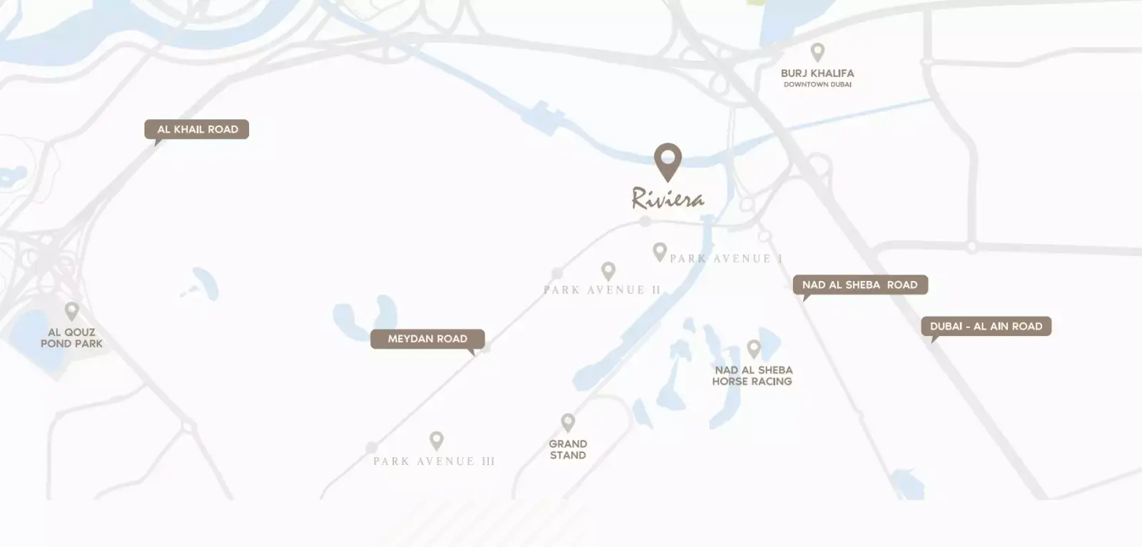 Azizi Riviera 65 masterplan, Meydan