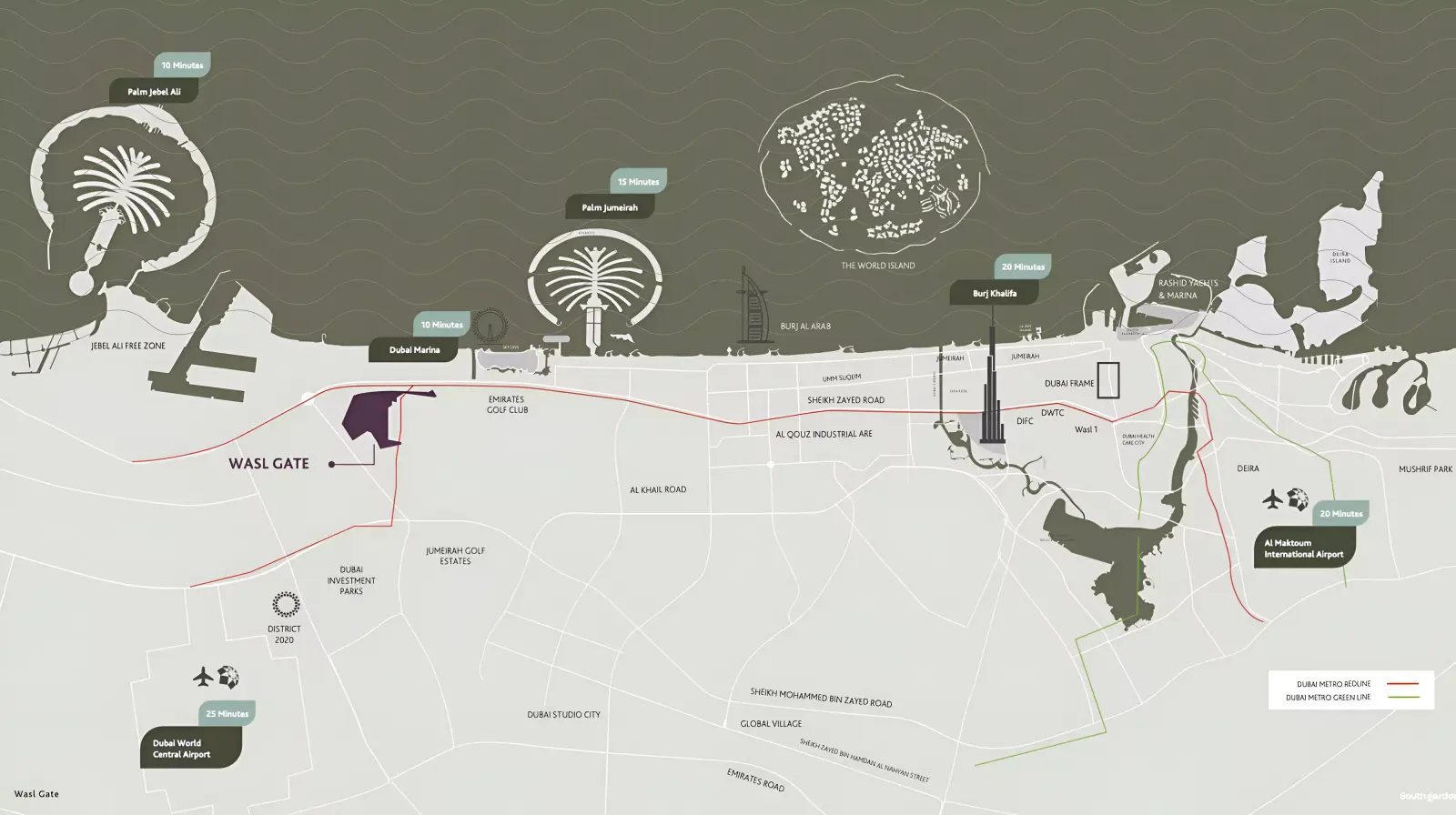 Masterplan Omya Residences, Wasl Gate