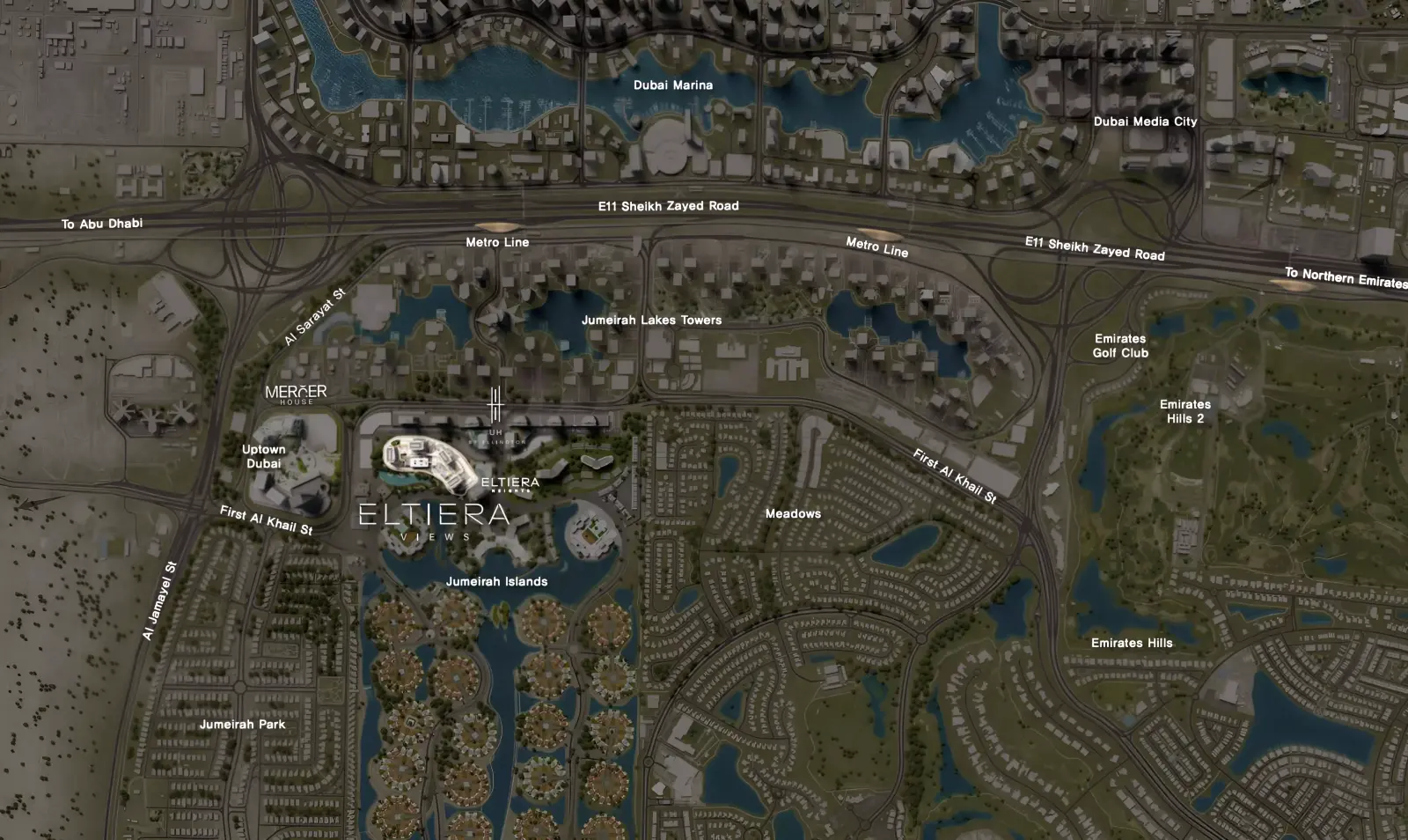 Eltiera Views 2 masterplan, Jumeirah Islands