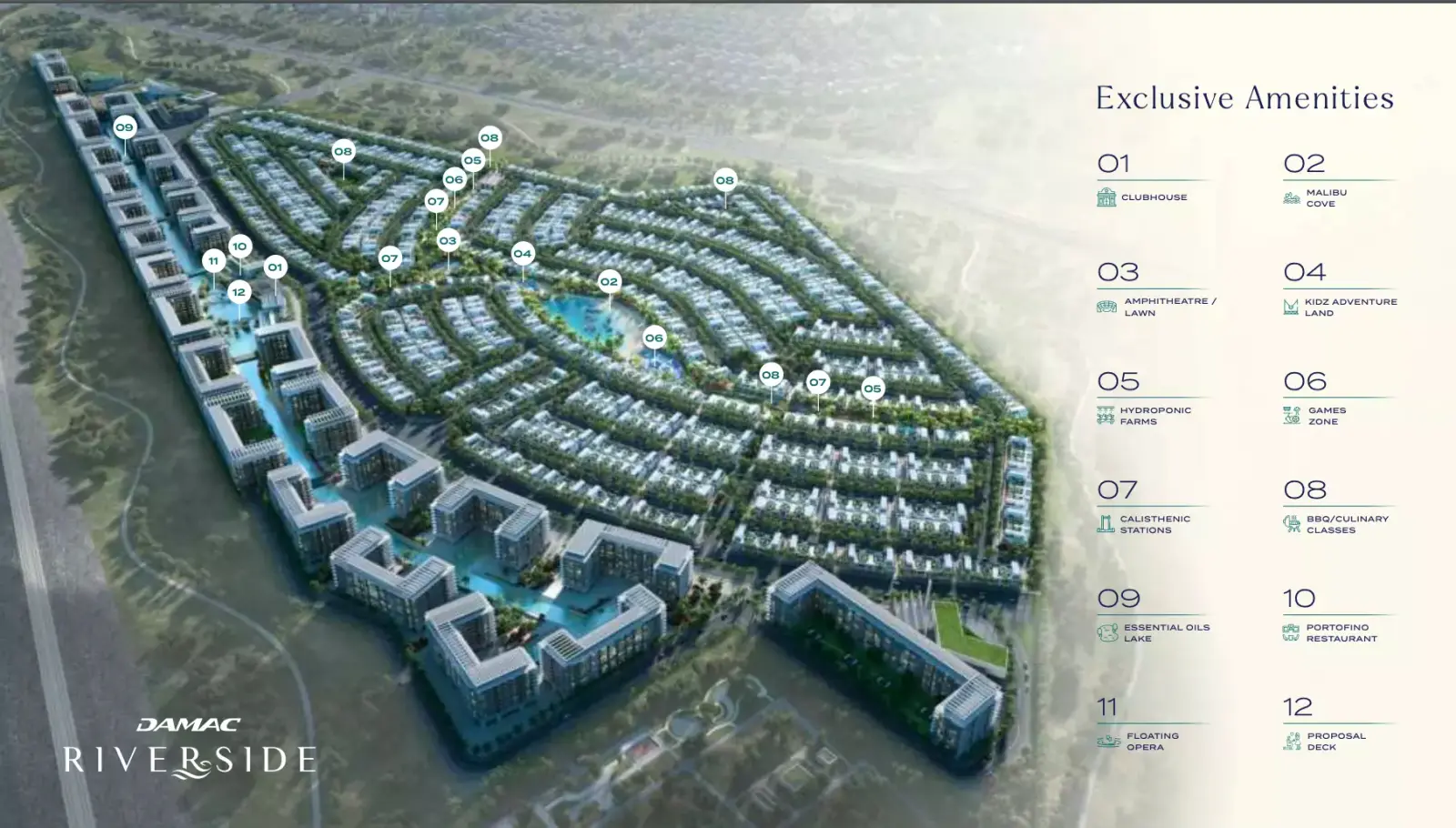 Damac Riverside masterplan, Damac Riverside