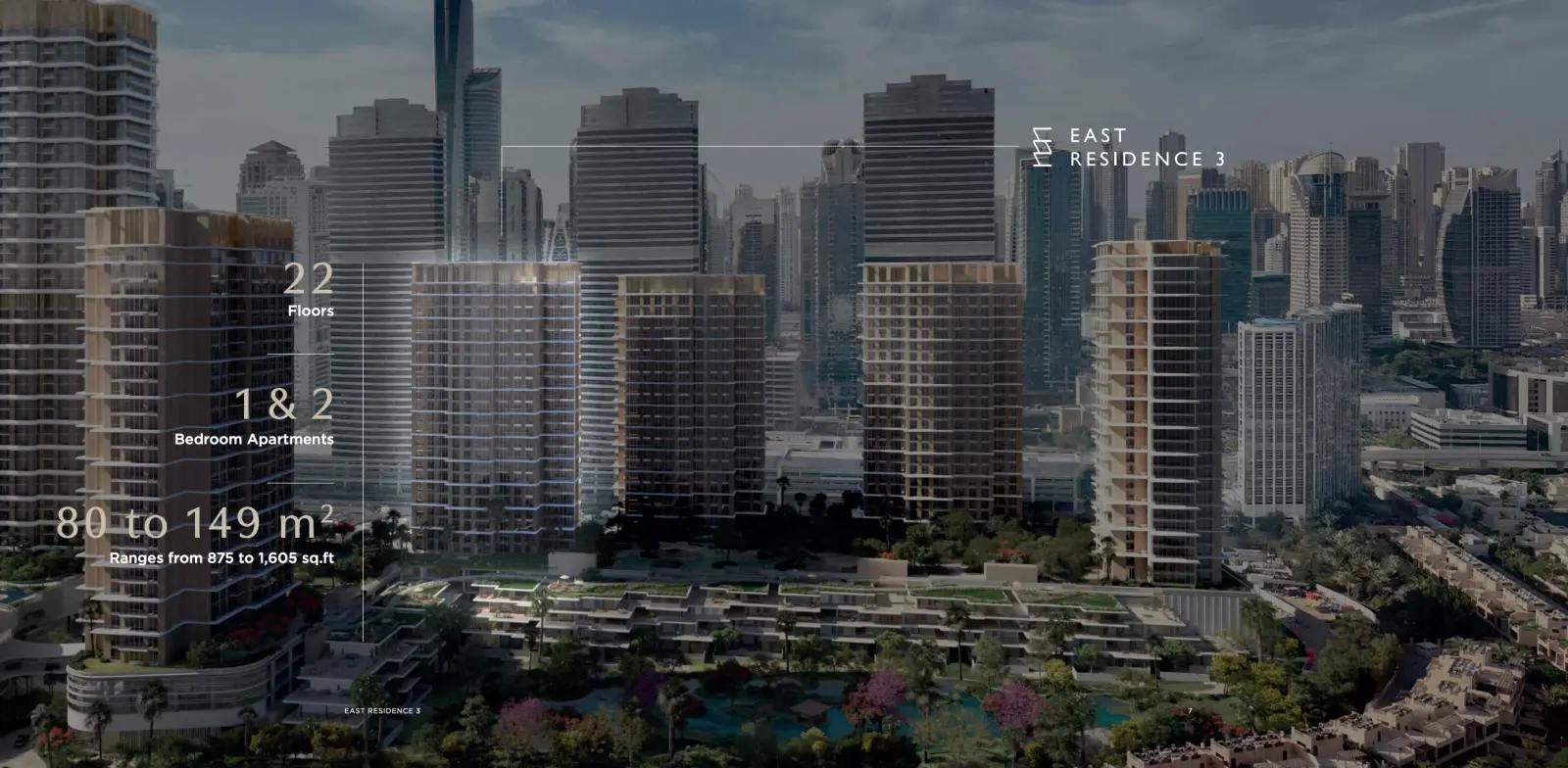 East Residence 3 At Serenia District masterplan, Jumeirah Islands