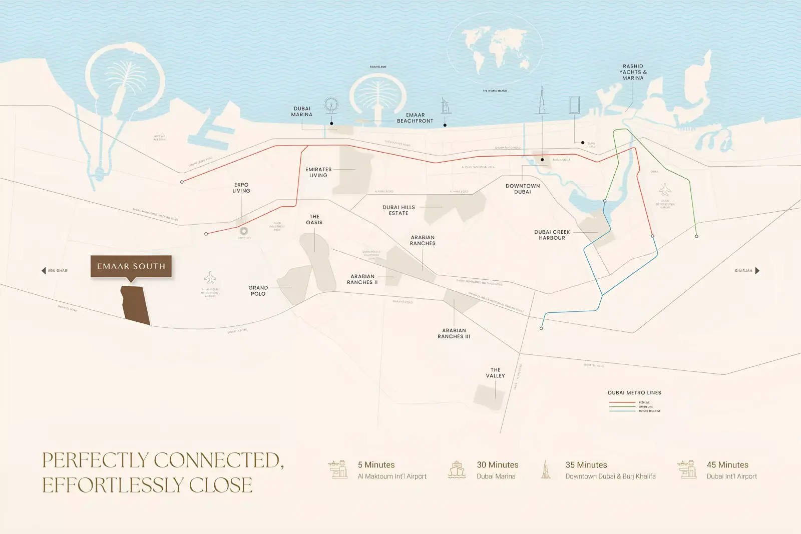 Golf Fields masterplan, Emaar South