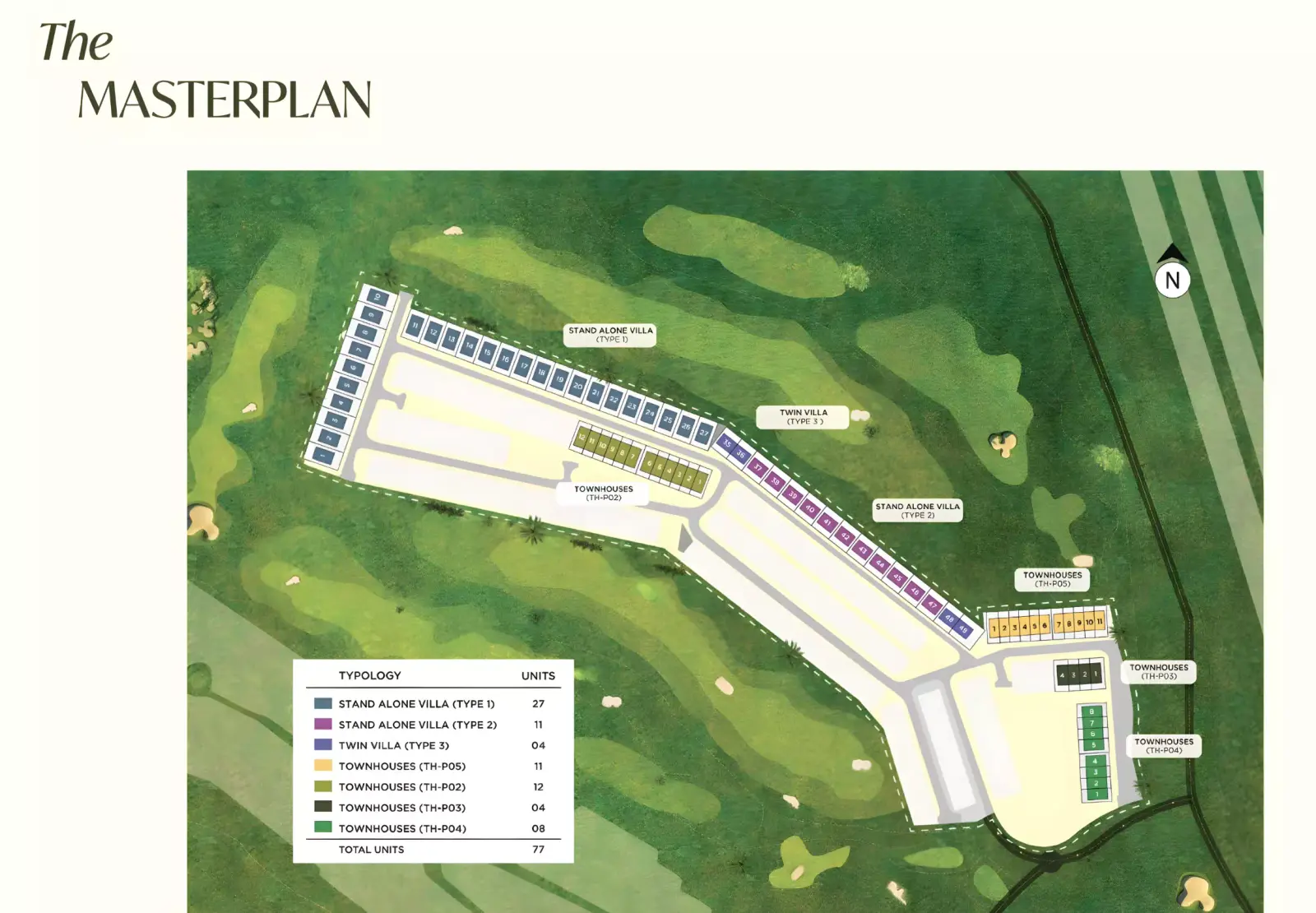 Terra Golf Collection Phase 2 masterplan, Jumeirah Golf Estates
