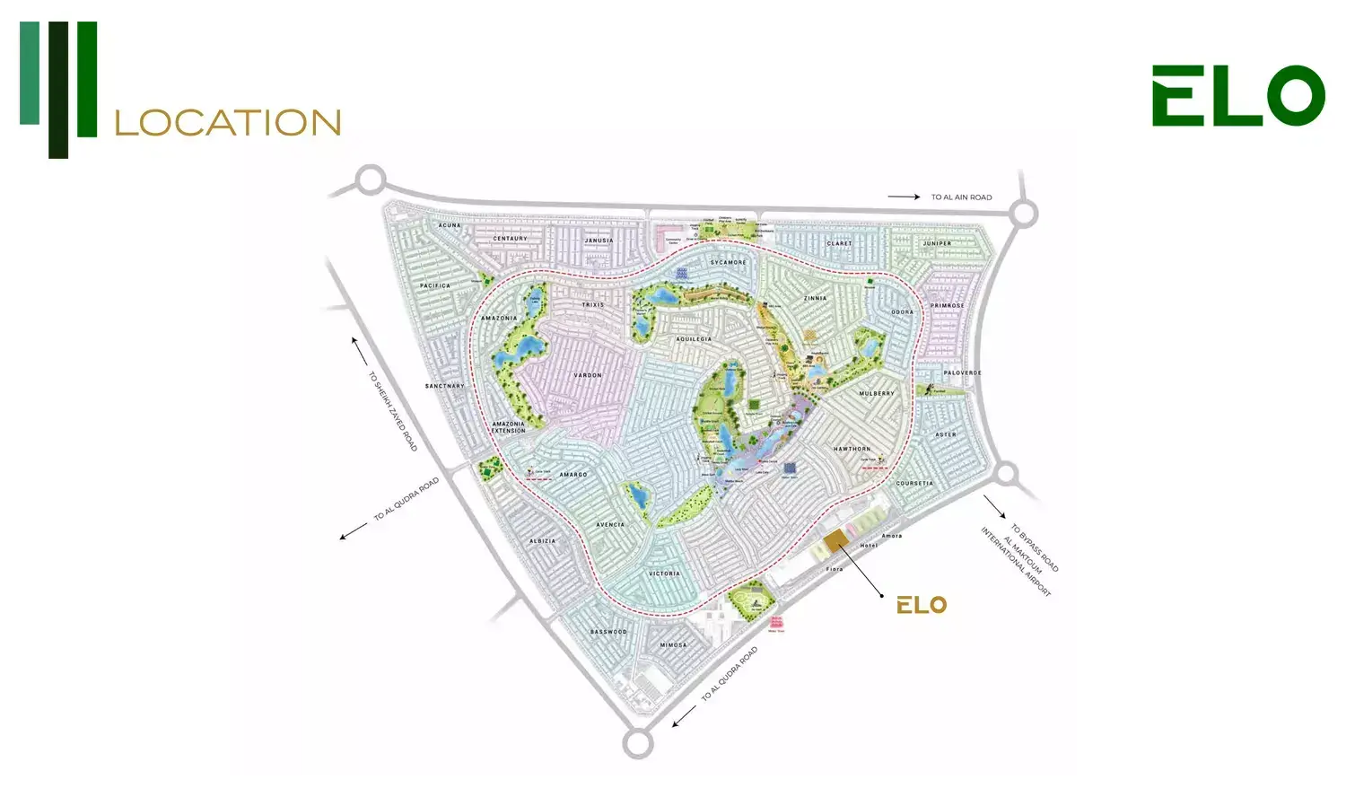 ELO masterplan, Damac Hills 2
