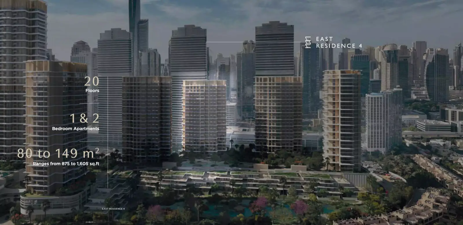 East Residence 4 At Serenia District masterplan, Jumeirah Islands
