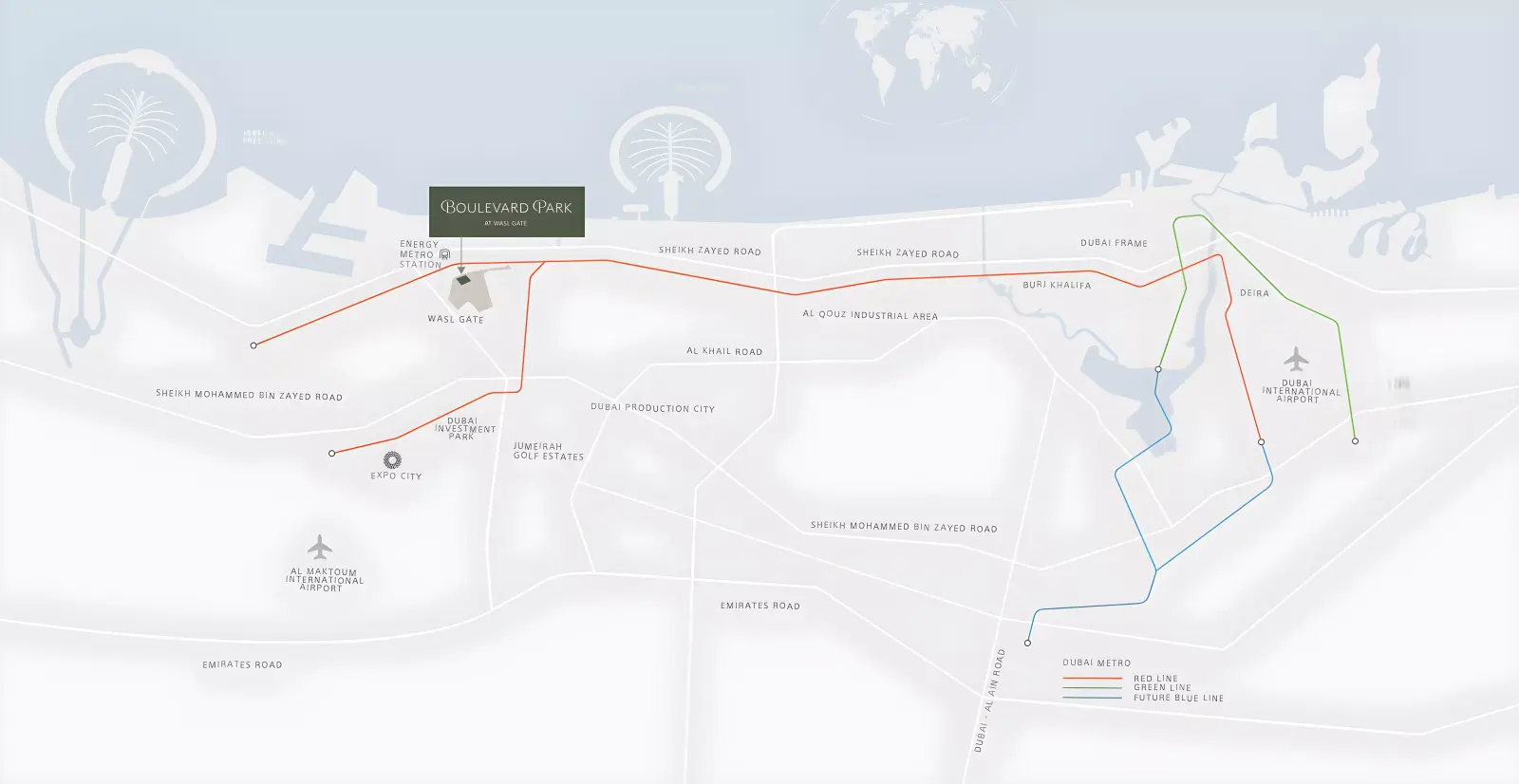 Boulevard Park 2 masterplan, Wasl Gate