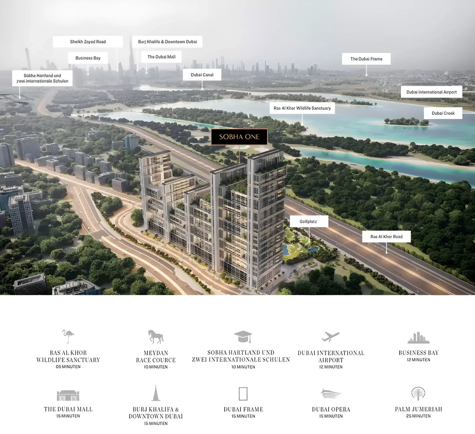 Golf Ridges मास्टरप्लान, Ras Al Khor