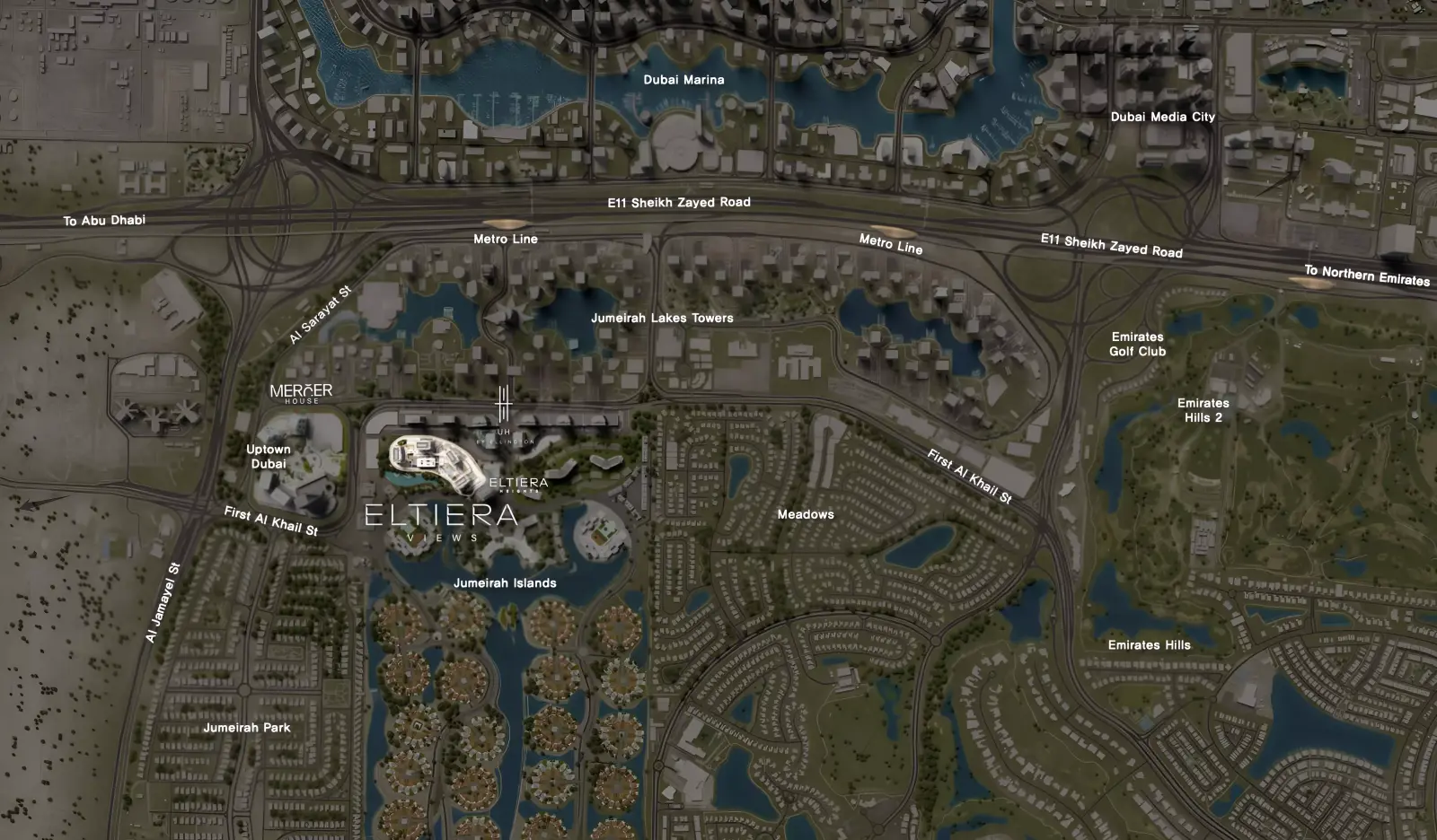 Eltiera Views 4 masterplan, Jumeirah Islands