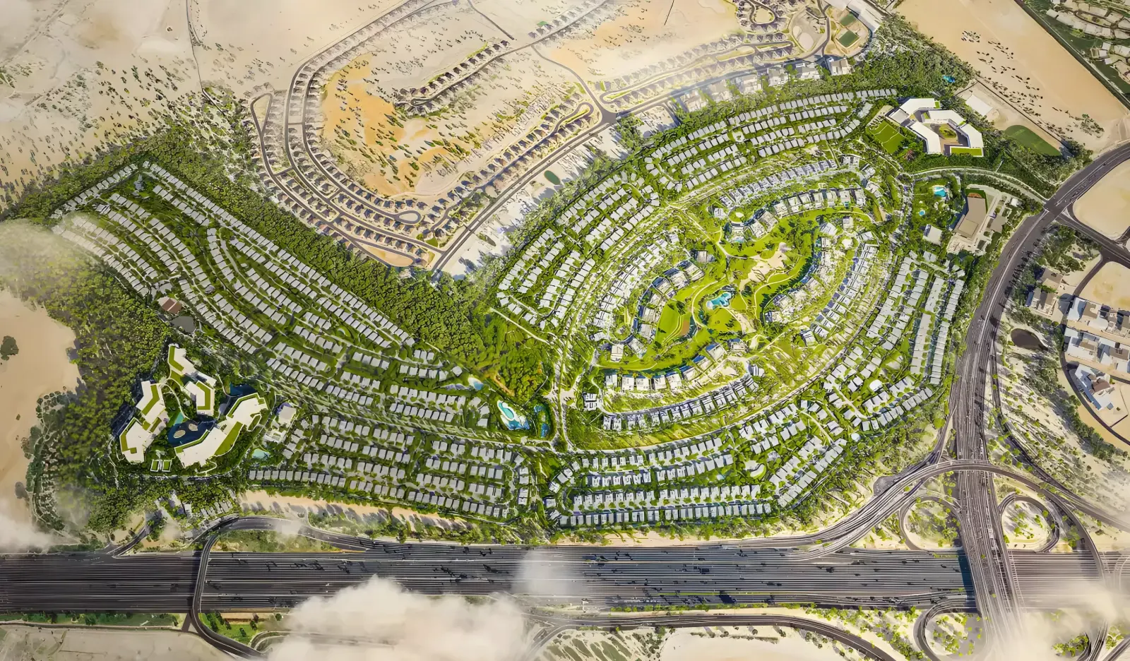 Ravenna Residences masterplan, The Wilds by Aldar