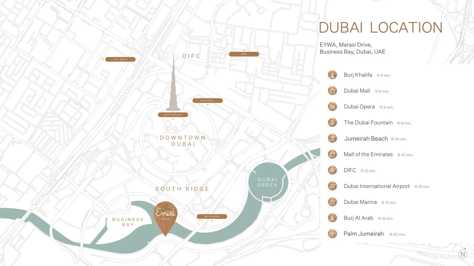 Eywa Way of Water masterplan, Business Bay