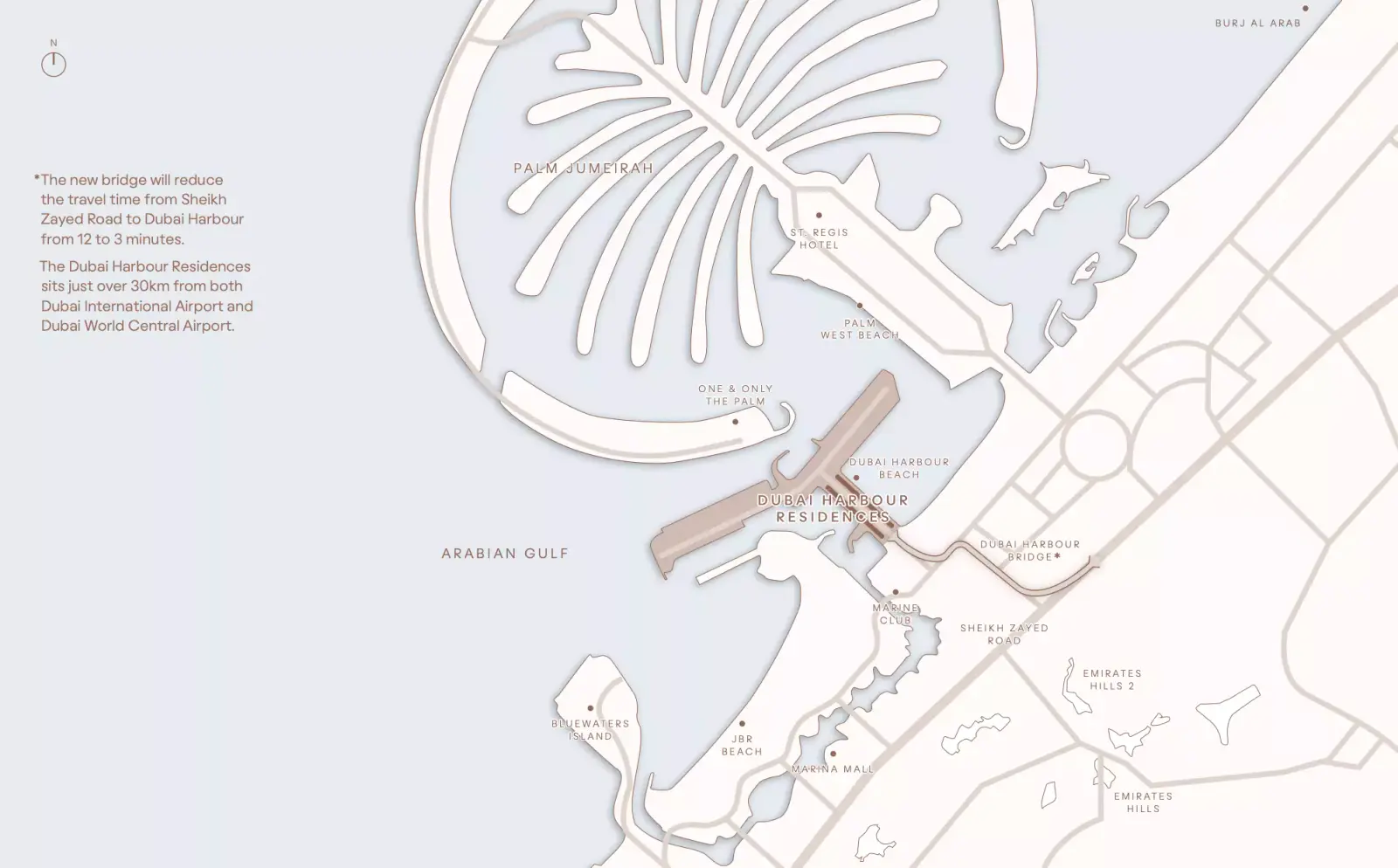Dubai Harbour Residences Area 3 मास्टरप्लान, Dubai Harbour