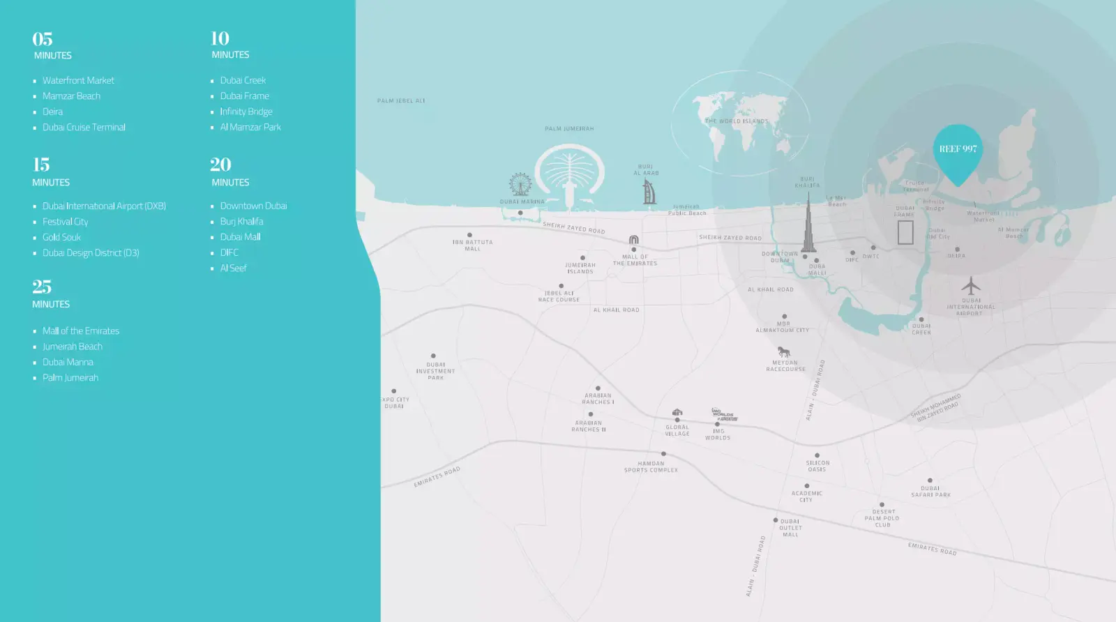 REFF 997 masterplan, Dubai Islands